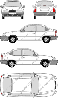 Daewoo Nexia Kombilimousine, 1994–1997 (Daew_007)