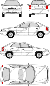 Daewoo Nubira, 1997–1999 (Daew_011)