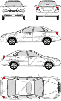Daewoo Nubira, 2003–2004 (Daew_018)