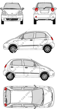 Daewoo Matiz, Hatchback, 5 Doors (2005)