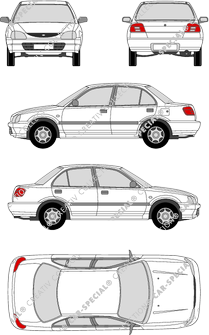 Daihatsu Charade limusina (Daih_003)