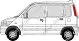 Daihatsu Move station wagon, 1997–1998