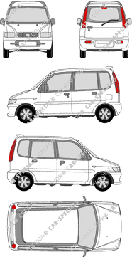 Daihatsu Move, 1999–2002 (Daih_019)