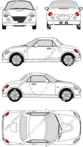 Daihatsu Copen, Cabriolet, 3 Doors (2003)