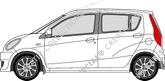 Daihatsu Cuore Kombilimousine, 2007–2012