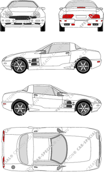 De Tomaso Mangusta Roadster, 1996–2002 (Deto_001)