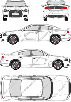 Dodge Charger berlina, 2012–2015 (Dodg_013)