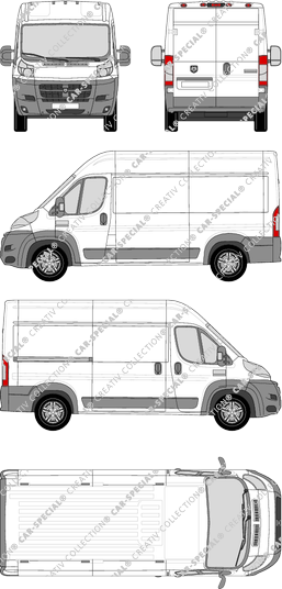 Dodge Ram Promaster van/transporter, current (since 2014) (Dodg_019)