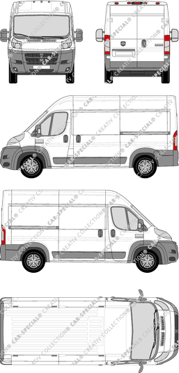 Dodge Ram Promaster van/transporter, current (since 2014) (Dodg_020)