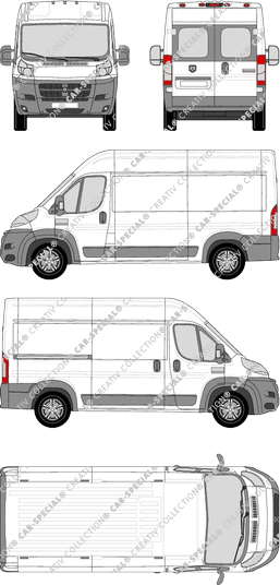 Dodge Ram Promaster van/transporter, current (since 2014) (Dodg_029)