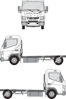 FUSO Canter, Chassis for superstructures, Standard cab (2012)