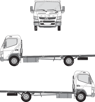 FUSO Canter, Chasis para superestructuras, Comfortkabine (2012)