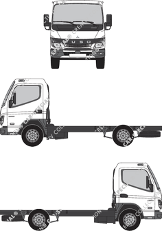 FUSO Canter Chassis for superstructures, current (since 2021) (FUSO_004)
