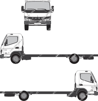 Mitsubishi FUSO Canter Fahrgestell für Aufbauten, aktuell (seit 2021) (FUSO_005)