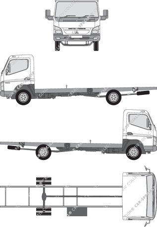 FUSO Canter Chassis for superstructures, 2006–2012 (FUSO_011)