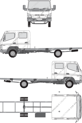 FUSO Canter Chassis for superstructures, 2006–2012 (FUSO_012)