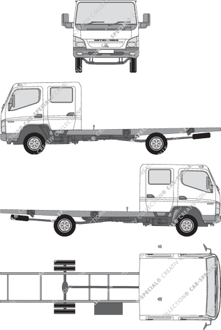 FUSO Canter Chasis para superestructuras, 2006–2012 (FUSO_012)