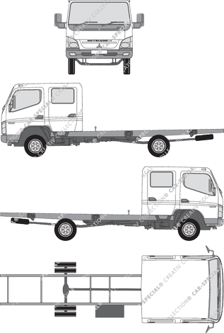 FUSO Canter Chassis for superstructures, 2006–2012 (FUSO_013)