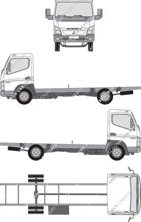 FUSO Canter Chasis para superestructuras, 2006–2012 (FUSO_014)