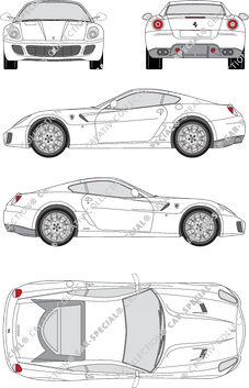 Ferrari 599 GTB, GTB, Coupé, 2 Doors (2006)