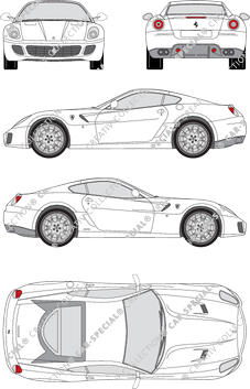 Ferrari 599 Coupé, 2006–2013 (Ferr_001)