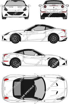 Ferrari California Descapotable, 2014–2017 (Ferr_013)