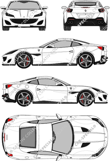 Ferrari Portofino Descapotable, actual (desde 2018) (Ferr_014)