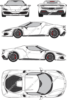 Ferrari 296 GTB, actuel (depuis 2022) (Ferr_019)