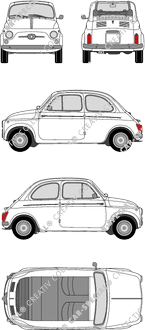 Fiat 500 limusina, 1957–1975 (Fiat_001)