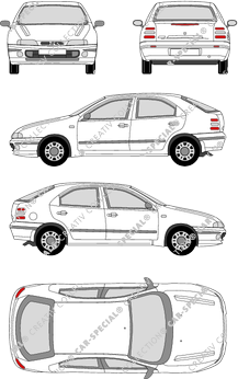 Fiat Brava, Kombilimousine, 5 Doors (1998)