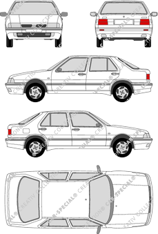Fiat Croma Hatchback, 1985–1991 (Fiat_007)