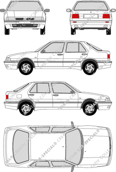 Fiat Croma, 1985–1991 (Fiat_007)