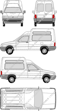 Fiat Fiorino van/transporter, 1994–2013 (Fiat_008)