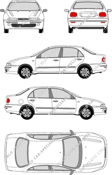 Fiat Marea Limousine, 1996–2002 (Fiat_009)