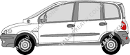Fiat Multipla station wagon, 2001–2004
