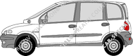 Fiat Multipla Station wagon, 2001–2004