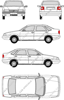Fiat Tempra Limousine, 1993–1996 (Fiat_019)