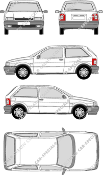 Fiat Tipo Kombilimousine, 1993–1995 (Fiat_021)