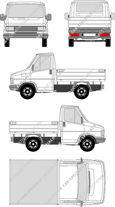 Fiat Talento, pont, cabine Solo (1982)