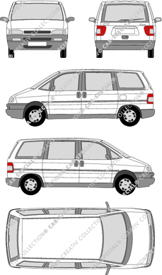 Fiat Ulysse, station wagon, 5 Doors (1998)