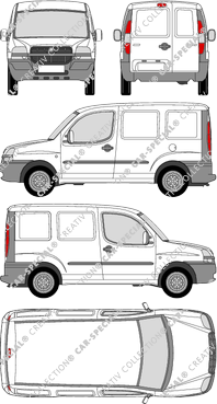 Fiat Doblò Serienmodell, Serienmodell, Kastenwagen, Rear Wing Doors (2001)