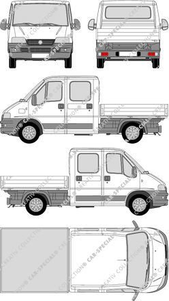 Fiat Ducato, Pritsche, Radstand mittel, Doppelkabine (2002)