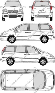 Fiat Ulysse Station wagon, 2002–2008 (Fiat_102)