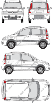 Fiat Panda Hatchback, 2004–2012 (Fiat_123)