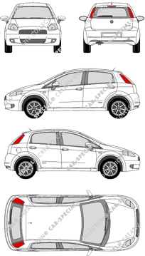 Fiat Punto Kombilimousine, 2005–2009 (Fiat_126)