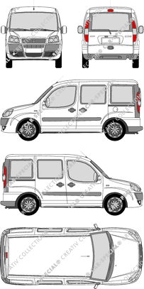 Fiat Doblò Hochdachkombi, 2006–2010 (Fiat_135)