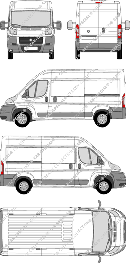 Fiat Ducato, van/transporter, L2H2, 2 Sliding Doors (2006)