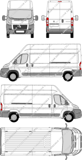 Fiat Ducato, furgón, L4H3, 2 Sliding Doors (2006)