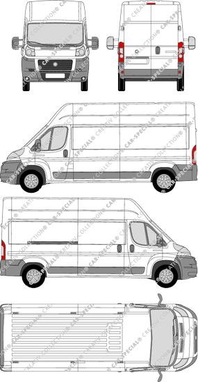 Fiat Ducato, furgone, L4H3, 1 Sliding Door (2006)