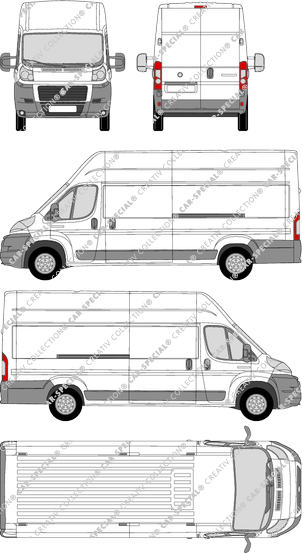 Fiat Ducato, van/transporter, L5H3, 2 Sliding Doors (2006)